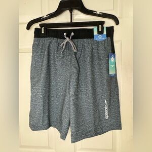 Speedo Men's Gray Swim Shorts